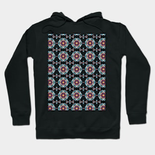 Floral Kaleidoscope Pattern Hoodie